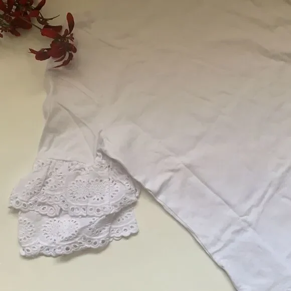 💥STELLA Tweed Top With Crochet Ruffle Sleeves💥 - Picture 11 of 13